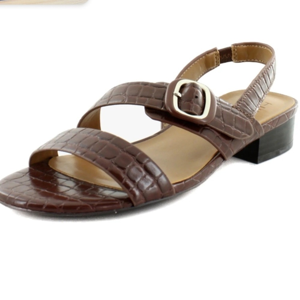 NEW Naturalizer Meesha Women's Croc Sandal Brown Size 8M #0818